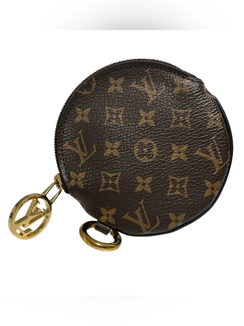 Louis Vuitton Monogram Multi Pochette Accessories Round Coin Purse